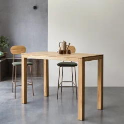 Eden - Table De Bar En Chêne Massif 4-6 Pers -Homezia Soldes Boutique 1200 1200 eden table de bar en chene massif 4 6 pers 3