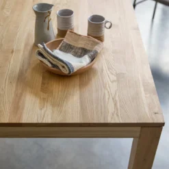 Eden - Table Rectangulaire En Chêne Massif 4-6 Pers -Homezia Soldes Boutique 1200 1200 eden table rectangulaire en chene massif 4 6 pers 2