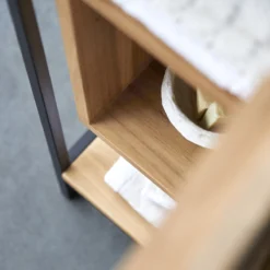 Michal - Elément Bas En Teck Massif Et Métal -Homezia Soldes Boutique 1200 1200 element bas en teck massif et metal michal 5