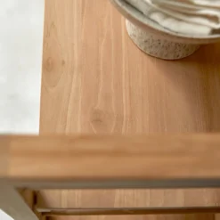 Sera - Etagère Basse En Teck Massif -Homezia Soldes Boutique 1200 1200 etagere basse en teck massif sera 2