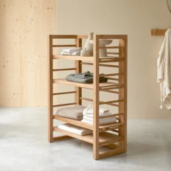 Sera - Etagère Basse En Teck Massif -Homezia Soldes Boutique 1200 1200 etagere basse en teck massif sera 3