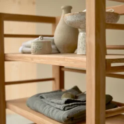 Sera - Etagère Basse En Teck Massif -Homezia Soldes Boutique 1200 1200 etagere basse en teck massif sera 5
