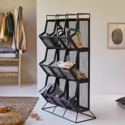 Cléo - Etagère Casiers Enfant En Métal -Homezia Soldes Boutique 1200 1200 etagere casiers enfant en metal cleo 3