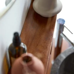 Bahya - Etagère De Salle De Bain Horizontale En Palissandre Massif 7 Bahya - Etagère De Salle De Bain Horizontale En Palissandre Massif -Homezia Soldes Boutique 1200 1200 etagere de salle de bain horizontale en palissandre massif bahya 2