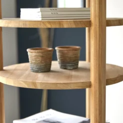 Poline - Etagère En Teck Massif -Homezia Soldes Boutique 1200 1200 etagere en teck massif poline 3