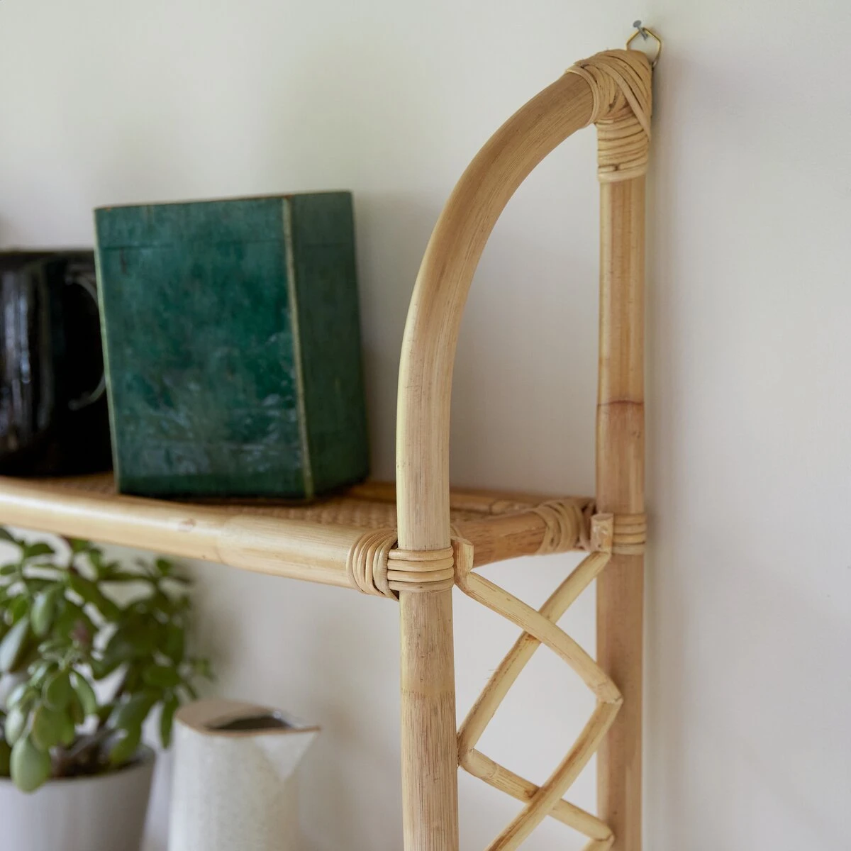 Marius - Etagère Murale En Rotin 2 Marius - Etagère Murale En Rotin – Image 2