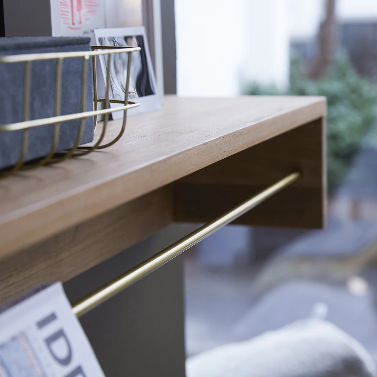 Sasha - Etagère Murale En Teck Massif 100 Cm 6 Sasha - Etagère Murale En Teck Massif 100 Cm – Image 6