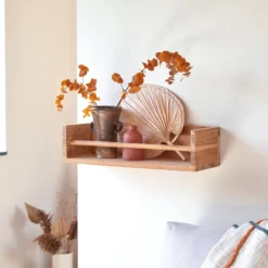 Ugo - Etagère Murale En Teck Massif 60 Cm -Homezia Soldes Boutique 1200 1200 etagere murale en teck massif ugo 60 cm 5