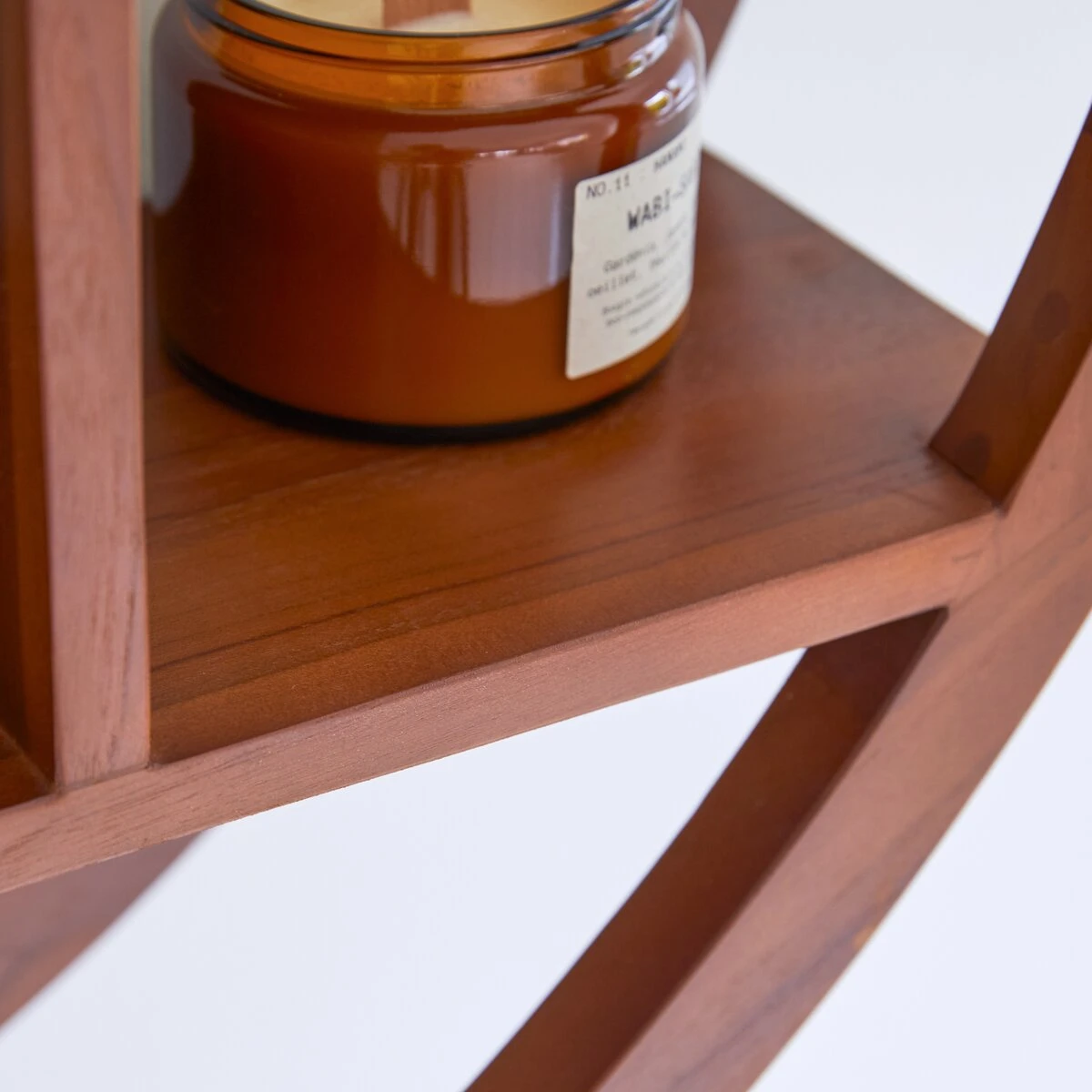 Ying Yang - Etagère Murale En Teck Massif 3 Ying Yang - Etagère Murale En Teck Massif – Image 3