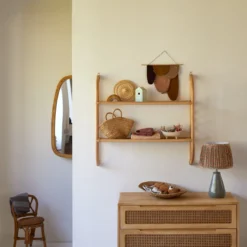 Marius - Etagère Murale Enfant En Rotin