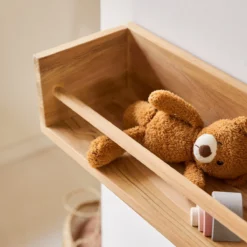 Ugo - Etagère Murale Enfant En Teck Massif 100 Cm -Homezia Soldes Boutique 1200 1200 etagere murale enfant en teck massif ugo 100 cm 5