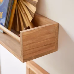 Ugo - Etagère Murale Enfant En Teck Massif 60 Cm -Homezia Soldes Boutique 1200 1200 etagere murale enfant en teck massif ugo 60 cm 2