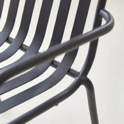 Gaby - Fauteuil En Métal Black