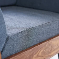 Metric - Fauteuil En Palissandre Massif Et Tissu 15 Metric - Fauteuil En Palissandre Massif Et Tissu -Homezia Soldes Boutique 1200 1200 fauteuil en palissandre massif et tissu metric 7