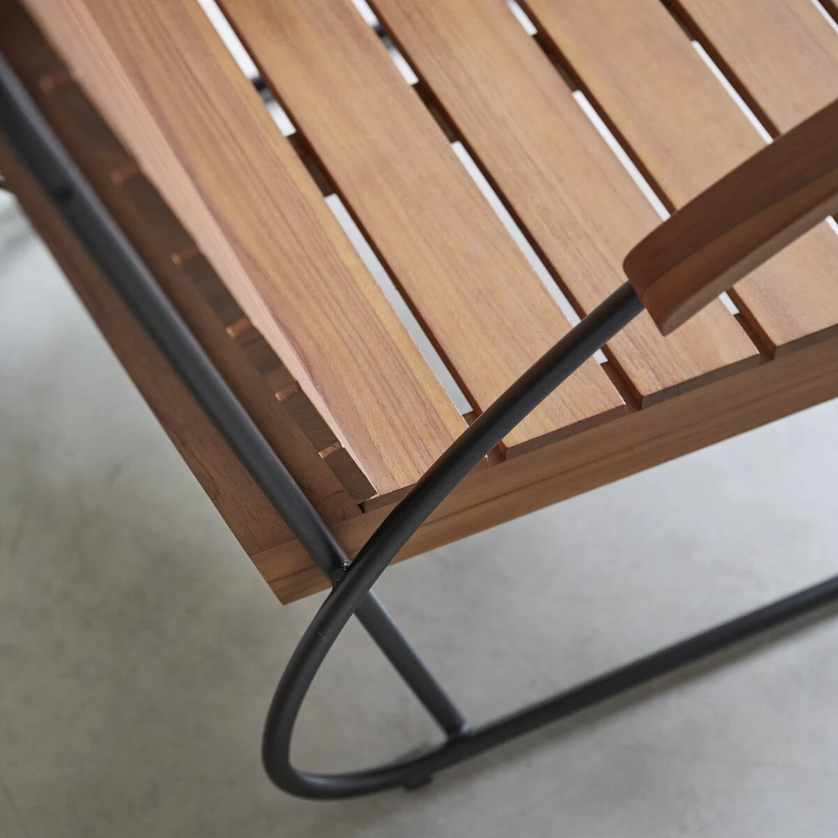 Key Wood - Fauteuil En Teck Massif 3 Key Wood - Fauteuil En Teck Massif – Image 3