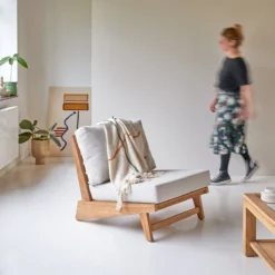 Olia - Fauteuil En Teck Massif