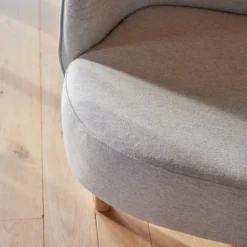 Hoya - Fauteuil En Chêne Massif Et Tissu Gris -Homezia Soldes Boutique 1200 1200 fauteuil hoya en chene massif et tissu gris 2