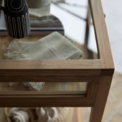 Inès - Console Vitrée En Teck Massif Recyclé 8 Inès - Console Vitrée En Teck Massif Recyclé -Homezia Soldes Boutique 1200 1200 ines console vitree en teck massif recycle 2