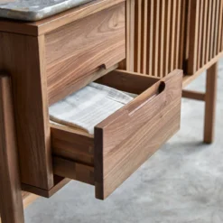 Isaure - Meuble Salle De Bain En Noyer Massif Et Terrazzo Premium 125 Cm 10 Isaure - Meuble Salle De Bain En Noyer Massif Et Terrazzo Premium 125 Cm -Homezia Soldes Boutique 1200 1200 isaure meuble salle de bain en noyer massif et terrazzo premium 125 cm 2