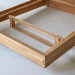 Flat - Lit En Teck Massif 160x200 Cm -Homezia Soldes Boutique 1200 1200 lit en teck massif 165x230 cm flat 4