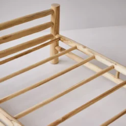 Kalif - Lit Enfant En Teck Massif 90x190 Cm -Homezia Soldes Boutique 1200 1200 lit en teck massif kalif 190x90 cm 5