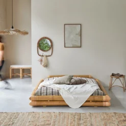 Balyss - Lit Futon En Bambou 160x200 Cm