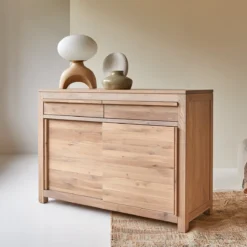 Luce - Buffet En Chêne Massif 120 Cm -Homezia Soldes Boutique 1200 1200 luce buffet en chene massif 120 cm 3