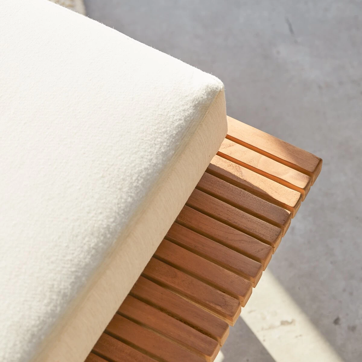 Fado - Méridienne En Teck Massif, 1 Place 8 Fado - Méridienne En Teck Massif, 1 Place – Image 8