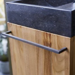 Stelle - Meuble Lave Main En Teck Massif Et Marbre Black 17 Stelle - Meuble Lave Main En Teck Massif Et Marbre Black -Homezia Soldes Boutique 1200 1200 meuble lave main en teck massif et marbre stelle black 8