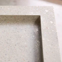 Edgar - Meuble Salle De Bain En Noyer Massif Et Terrazzo Premium Moon 80 Cm -Homezia Soldes Boutique 1200 1200 meuble salle de bain en noyer massif et terrazzo premium moon edgar 80 cm 3