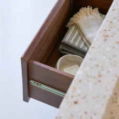 Nova - Meuble Salle De Bain En Palissandre Massif Et Terrazzo Premium Pink 120 9 Nova - Meuble Salle De Bain En Palissandre Massif Et Terrazzo Premium Pink 120 -Homezia Soldes Boutique 1200 1200 meuble salle de bain en palissandre massif et terrazzo premium pink 120 nova 4