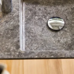 Line - Meuble Salle De Bain En Teck Massif Et Marbre 85 Cm -Homezia Soldes Boutique 1200 1200 meuble salle de bain en teck massif et marbre line 85 cm 5