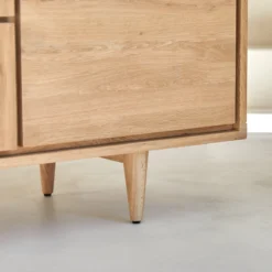 Jonàk - Meuble Sous Vasque En Chêne Massif 145 Cm -Homezia Soldes Boutique 1200 1200 meuble sous vasque en chene massif jonak 145 cm 4