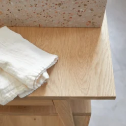 Pola - Meuble Sous Vasque En Chêne Massif 90 Cm -Homezia Soldes Boutique 1200 1200 meuble sous vasque en chene massif pola 90 cm 2