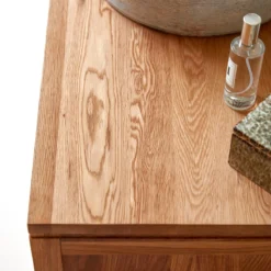 Serena - Meuble Sous Vasque En Chêne Massif 100 Cm -Homezia Soldes Boutique 1200 1200 meuble sous vasque en chene massif serena 100 cm 6