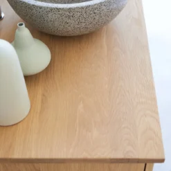 Soho - Meuble Sous Vasque En Chêne Massif 165 Cm -Homezia Soldes Boutique 1200 1200 meuble sous vasque en chene massif soho 165 cm 2