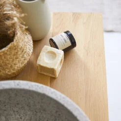 Soho - Meuble Sous Vasque En Chêne Massif 85 Cm -Homezia Soldes Boutique 1200 1200 meuble sous vasque en chene massif soho 85 cm 2