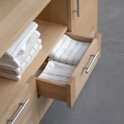 Soho - Meuble Sous Vasque En Hêtre Massif 165 Cm -Homezia Soldes Boutique 1200 1200 meuble sous vasque en hetre massif soho 165 cm 4