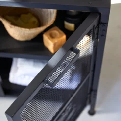 Romy - Meuble Sous Vasque En Manguier Et Métal 95 Cm -Homezia Soldes Boutique 1200 1200 meuble sous vasque en manguier et metal romy 95 cm 6