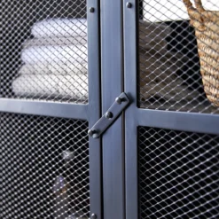 Romy - Meuble Sous Vasque En Manguier Et Métal 95 Cm -Homezia Soldes Boutique 1200 1200 meuble sous vasque en manguier et metal romy 95 cm 7