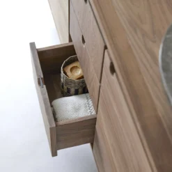 Jonàk - Meuble Sous Vasque En Noyer Massif 145 Cm -Homezia Soldes Boutique 1200 1200 meuble sous vasque en noyer massif jonak 145 cm 5