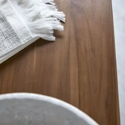 Baker - Meuble Sous Vasque En Teck Massif Recyclé 115 Cm -Homezia Soldes Boutique 1200 1200 meuble sous vasque en teck massif baker 115 cm 7