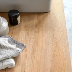 Coline - Meuble Sous Vasque En Teck Massif 145 Cm -Homezia Soldes Boutique 1200 1200 meuble sous vasque en teck massif coline 145 cm 2