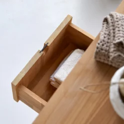 Jonàk - Meuble Sous Vasque En Teck Massif 145 Cm -Homezia Soldes Boutique 1200 1200 meuble sous vasque en teck massif jonak 145 cm 4