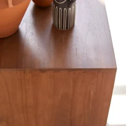 Parker - Meuble Sous Vasque En Teck Massif Recyclé 120 Cm -Homezia Soldes Boutique 1200 1200 meuble sous vasque en teck massif parker 120 cm 6