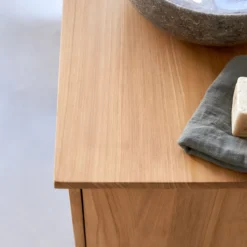 Soho - Meuble Sous Vasque En Teck Massif 125 Cm -Homezia Soldes Boutique 1200 1200 meuble sous vasque en teck massif soho 125 cm 2