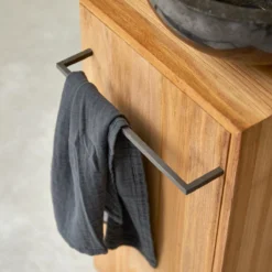 Stelle - Meuble Sous Vasque En Teck Massif Gauche -Homezia Soldes Boutique 1200 1200 meuble sous vasque en teck massif stelle gauche 2