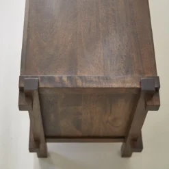 Arko - Meuble TV 2 Tiroirs En Manguier Massif 120 Cm -Homezia Soldes Boutique 1200 1200 meuble tv 2 tiroirs en manguier massif 120 cm 3