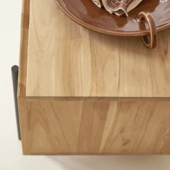 Honorine - Meuble TV Bas En Teck Massif 170 Cm -Homezia Soldes Boutique 1200 1200 meuble tv bas en teck massif honorine 170 cm 2