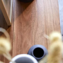 Temis - Meuble TV En Acacia 160 Cm -Homezia Soldes Boutique 1200 1200 meuble tv en acacia temis 160 cm 2